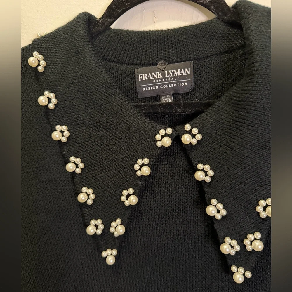 Frank Lyman Pearl Embellished Sweater - Picture 2 of 3